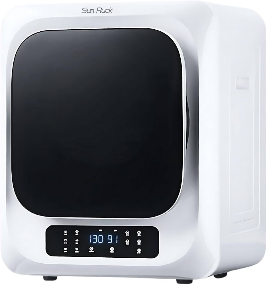 Amazon | SunRuck 衣類乾燥機 3kg ホワイト UV除菌 小型衣類乾燥機