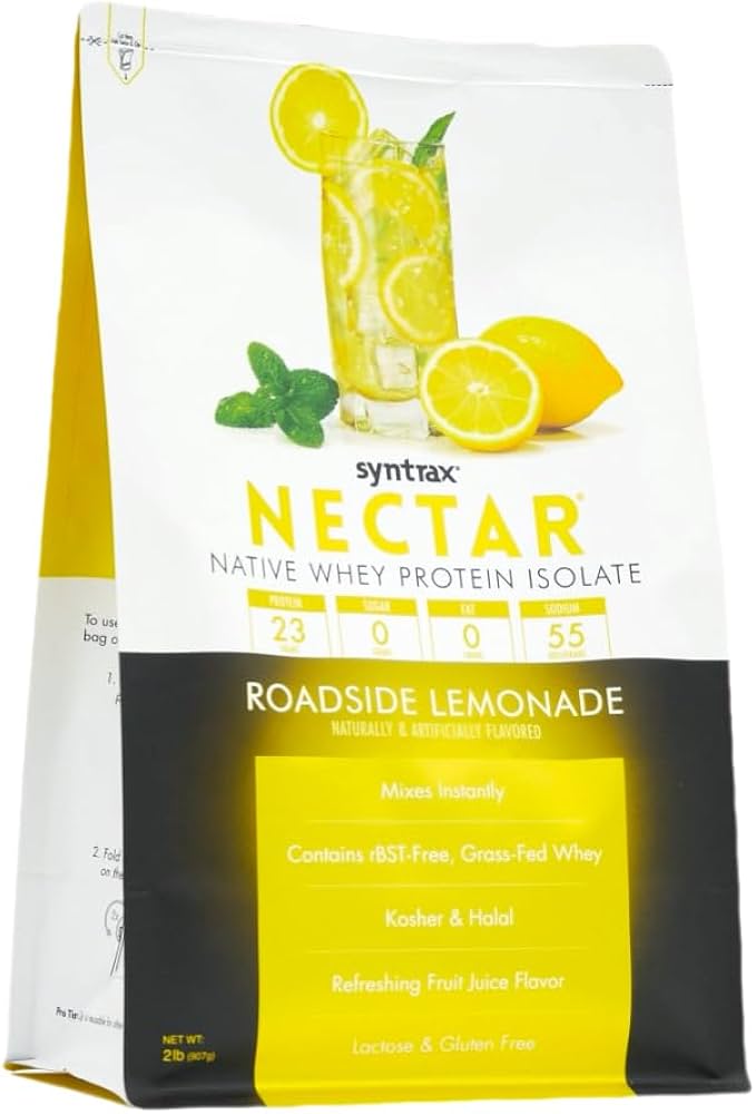 Amazon.com: Syntrax Nutrition Nectar, 100% Whey Protein Isolate