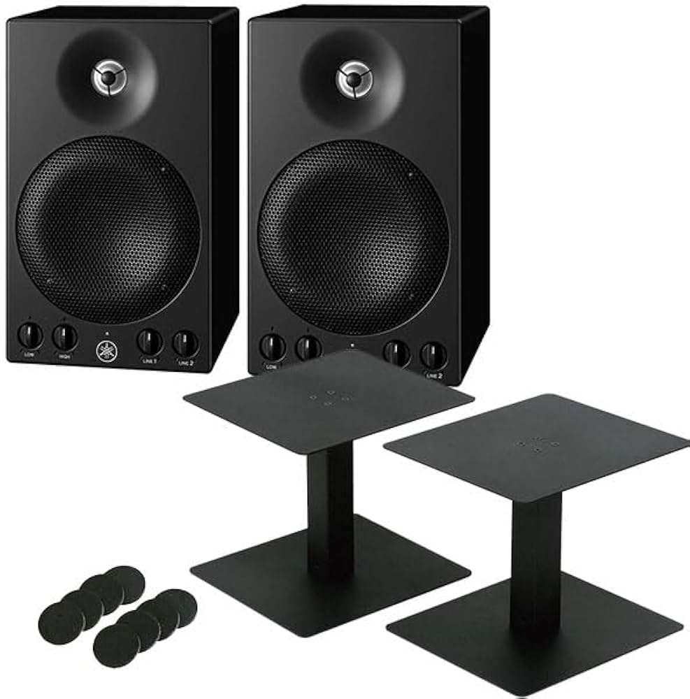 Amazon | YAMAHA パワードスタジオモニター MSP3A（ペア）+ スタンド