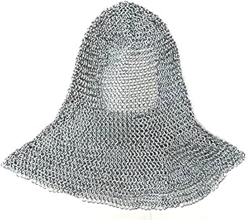 Amazon.co.jp: チェインメイル（頭部）コイフ◇鎖帷子 鎖かたびら 兜