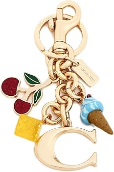 Amazon.co.jp: [コーチ] アウトレット バッグチャーム ゴールド マルチ