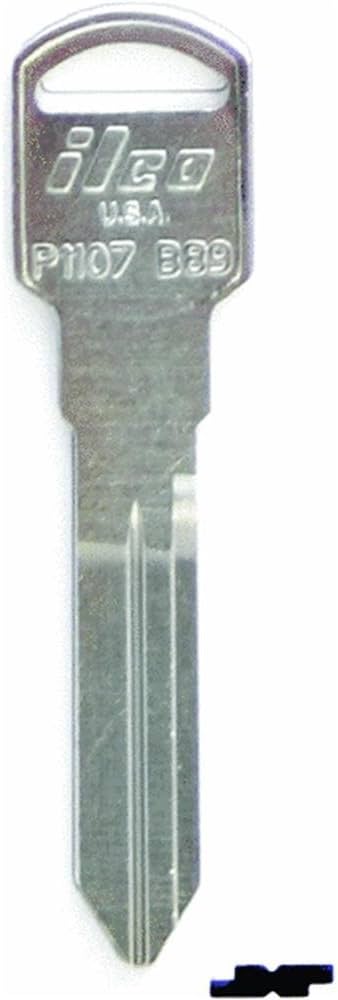 KABA ILCO B89-P1107 Master Key Blank, Sunfire 1996-2000 - Door