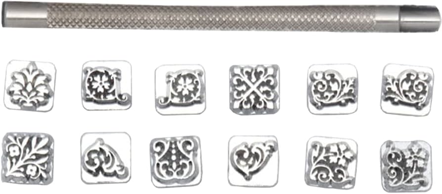 Amazon.co.jp: elrinrin レザークラフト 刻印 ハンドメイド カービング