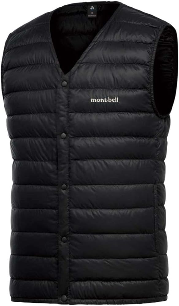 Amazon | [モンベル] スペリオダウンVネックベスト メンズ ヴイネック