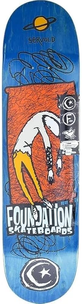 Amazon | ファンデーション FOUNDATION スケボー デッキ SERVOLD