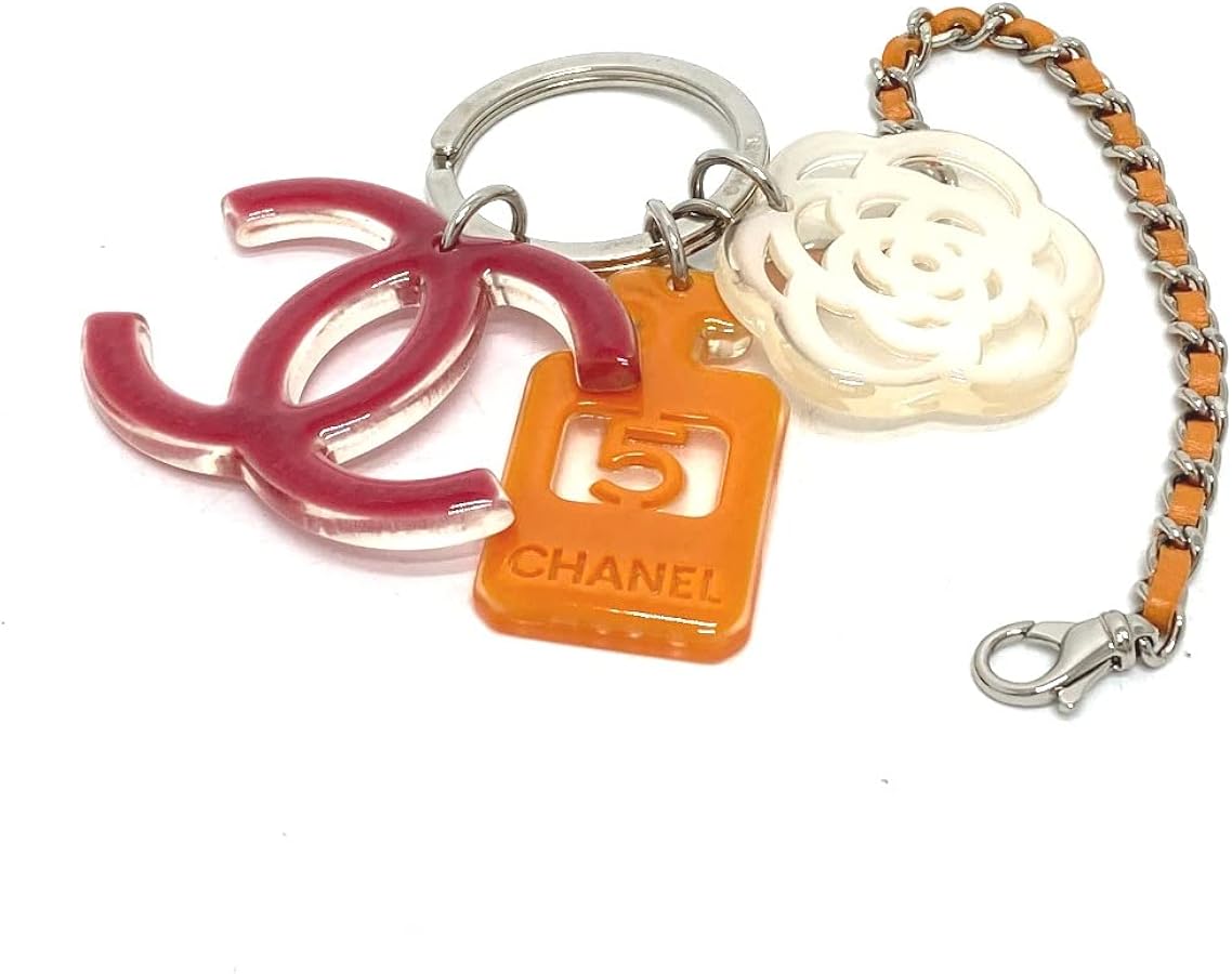 Amazon | [CHANEL] (シャネル) 香水モチーフ キーホルダー カメリア