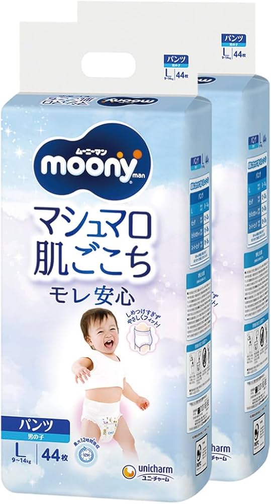 Amazon.co.jp: 【パンツ L】 ムーニーマン マシュマロ肌ごこち モレ