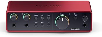 Amazon.co.jp: Focusrite Scarlett 2i2 第4世代 2x2 USBオーディオ