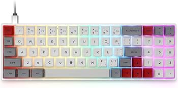 Amazon.com: YUNZII SK71 71 Keys Hot Swappable Wired Mechanical