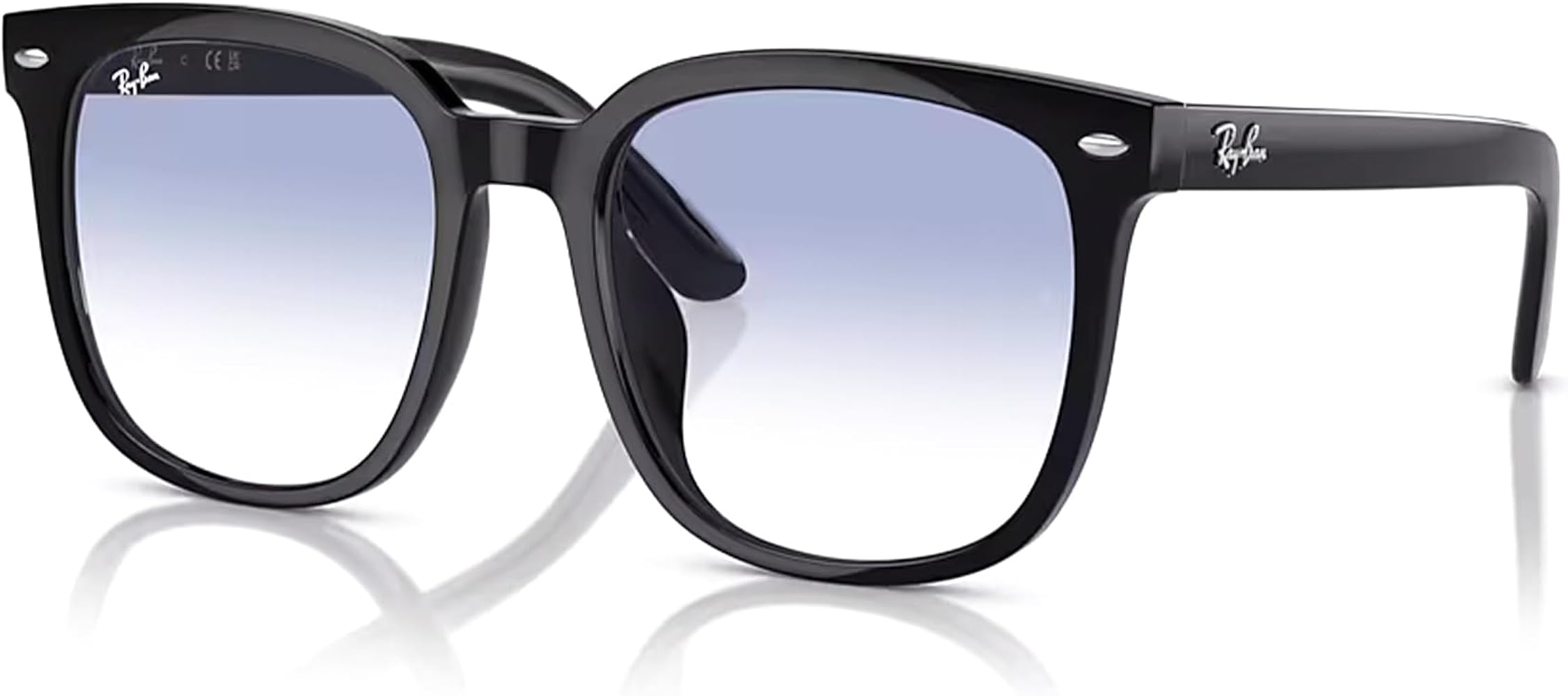 Amazon.com: Ray-Ban RB4401D 601/19 57MM Black/Plastic Lens Blue