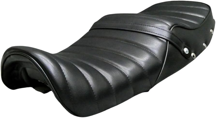 Amazon | XJR400R 後期 タックロールシート/ (黒皮 鋲打ち