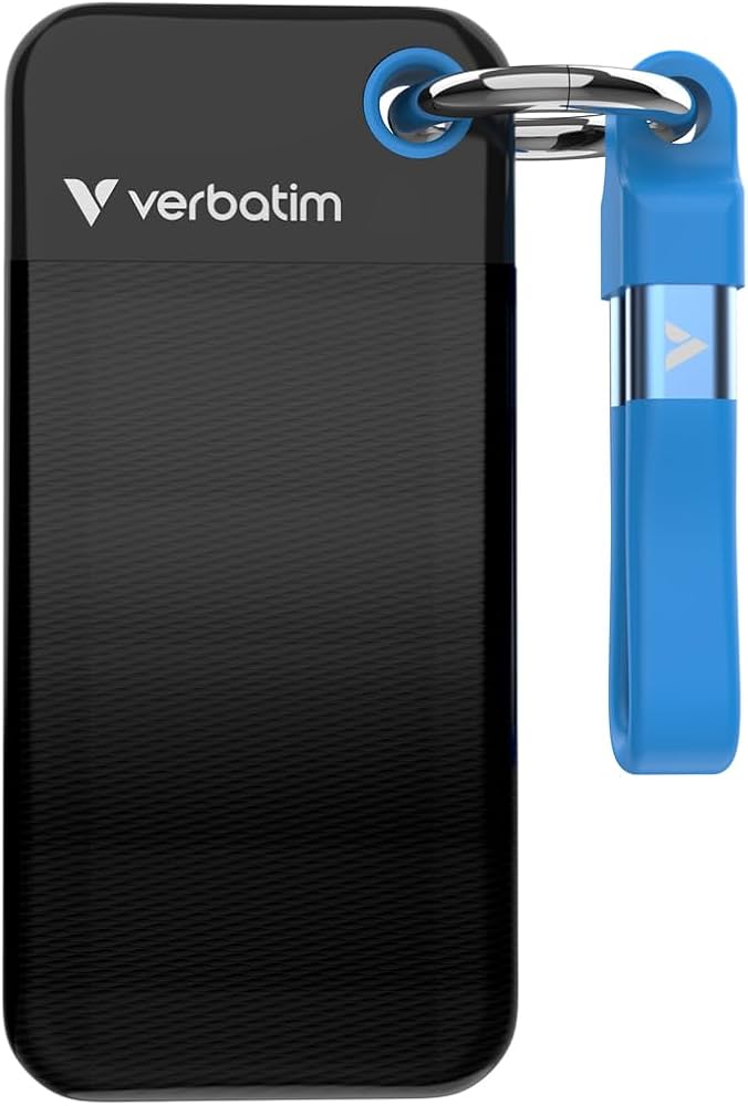 Amazon | Verbatim Pocket SSD 1TB (外付けNVMe SSD、USB 3.2 Gen 2
