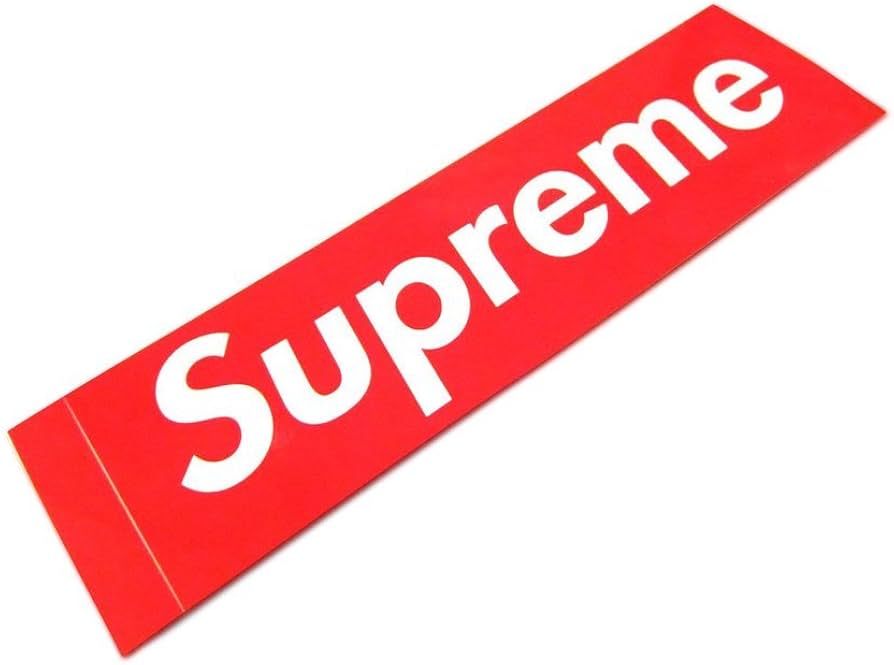 Amazon.co.jp: Supreme(シュプリーム) ボックスロゴ ステッカー レッド