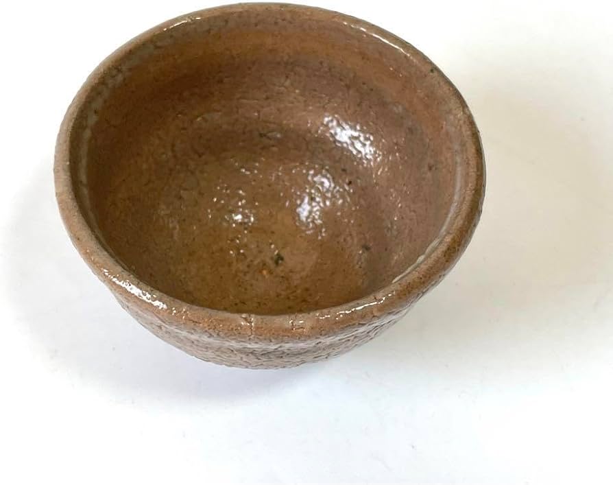 Amazon.co.jp: 陶芸家 作家物 岡本作礼 唐津井戸 ぐい呑 井戸ぐい呑