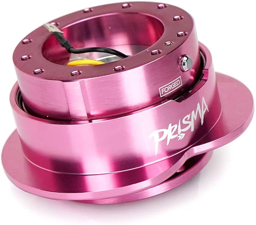 正規品】NRG クイックリリース ステアリング ピンク チーンと鳴る 正規