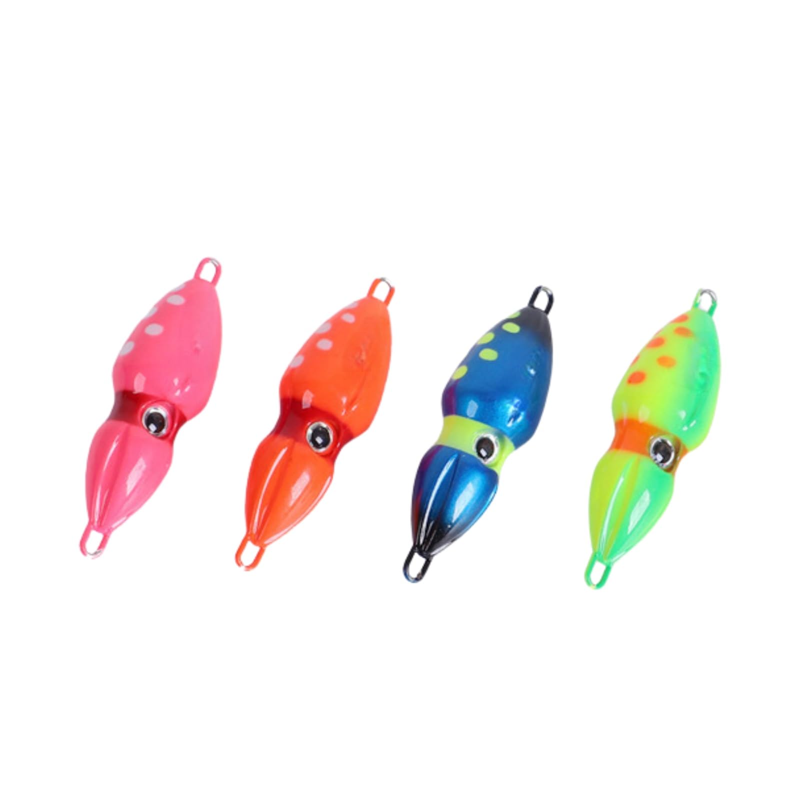 Amazon | [SCGEHA] オモック イカ型 4色セット タイラバシンカー 鯛