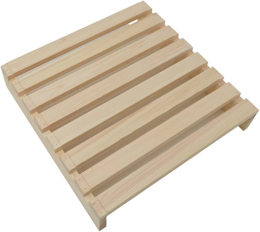 Amazon｜ホビナビ パレットベッド 8枚 すのこベッド 正方形 シングル