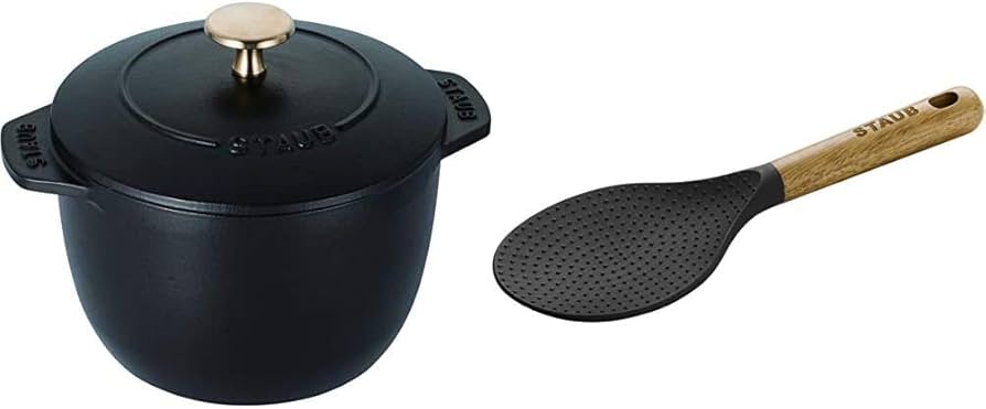 Amazon.co.jp: staub ストウブ 「 ラ ココット de GOHAN ブラック M