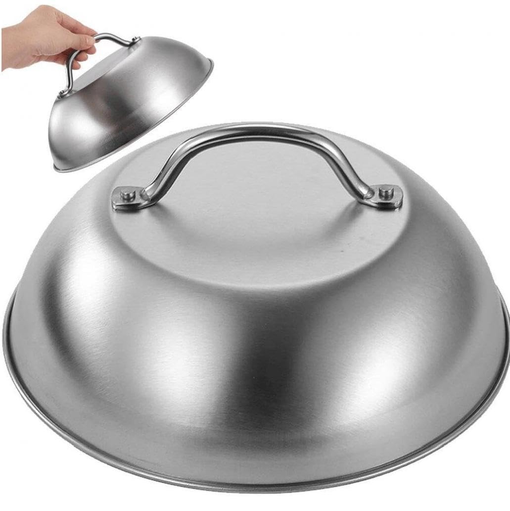 Amazon.co.jp: ステーキカバー ディッシュ蓋 鉄板焼き蓋 ステンレス