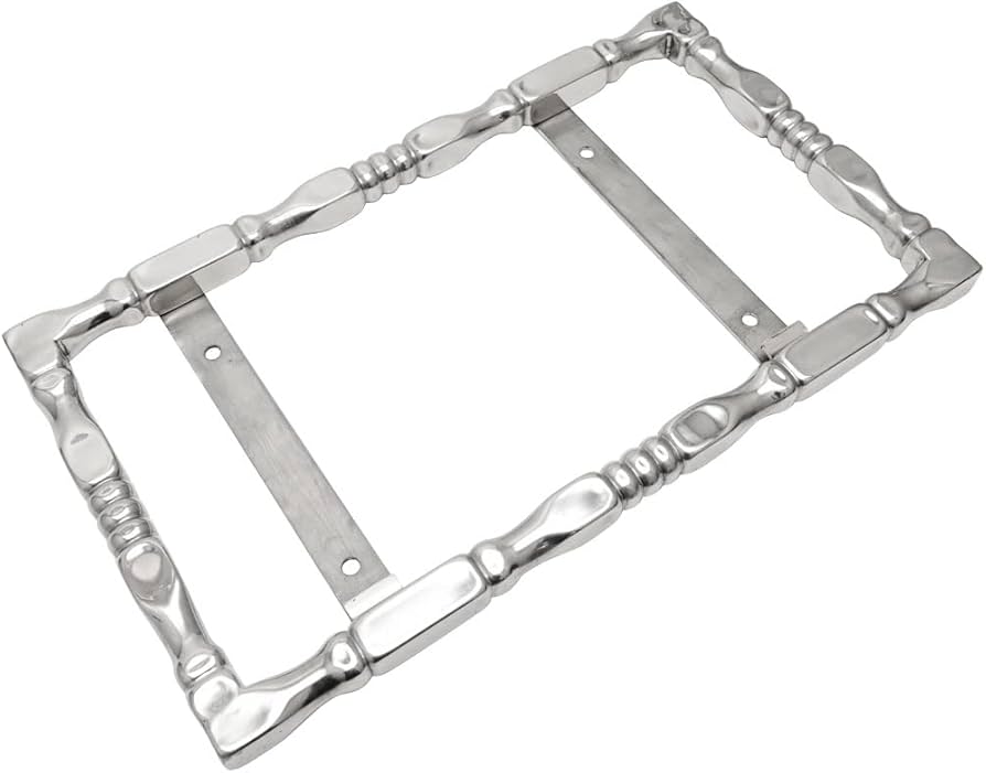 Amazon | ナンバーフレーム 角 絞り パイプ Φ26 大型 メッキ カスタム