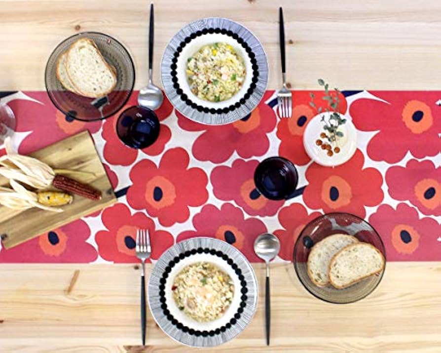 Amazon | マリメッコ(marimekko) ウニッコ テーブルランナー