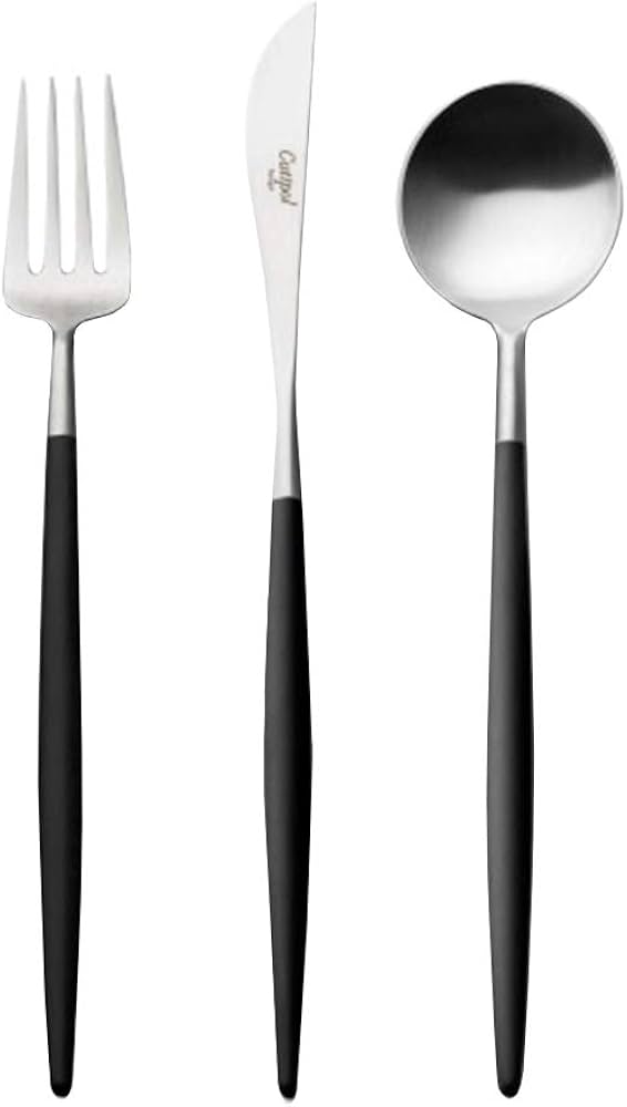 Amazon｜クチポール(Cutipol) GOA/ゴア ブラック ディナー3点セット