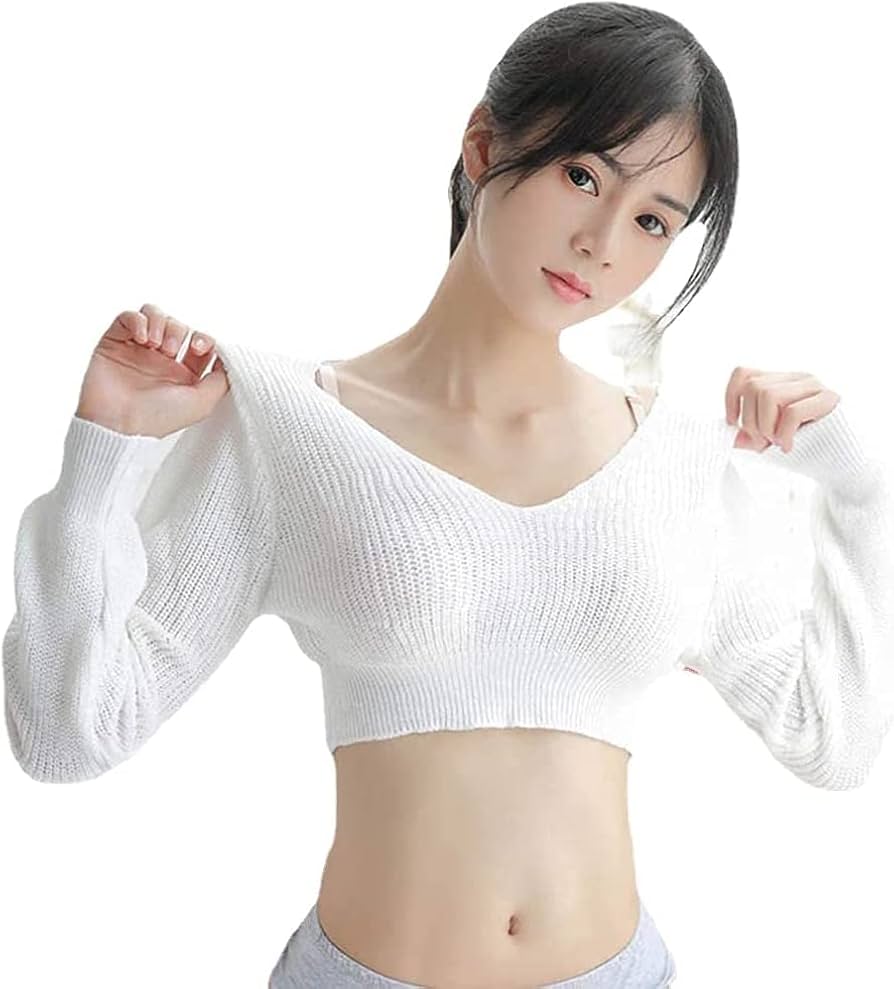 Amazon.co.jp | セーター コスプレ セクシー ニット ランジェリー 長袖