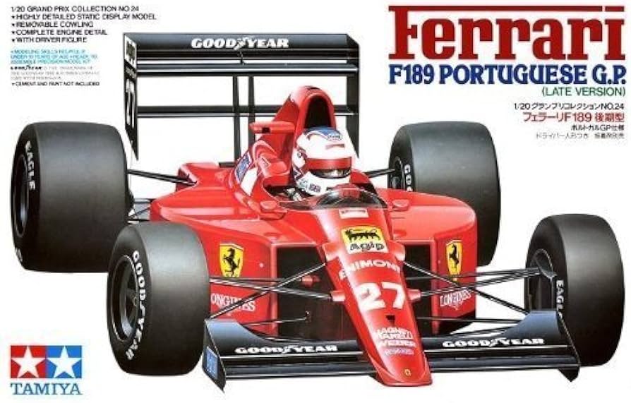 Amazon | タミヤ 1/20 フェラーリ F189 後期型ポルトガルGP仕様