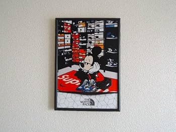 Amazon.co.jp: A4 額付き ポスター Mickey Mouse ミッキー スニーカー