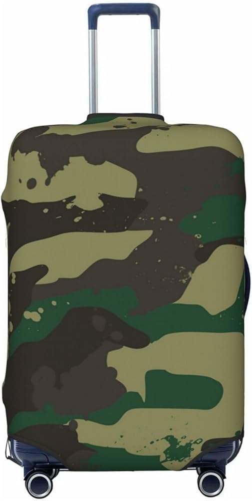 Amazon.co.jp: スーツケースカバー 迷彩柄 カモフラージュ キャリー