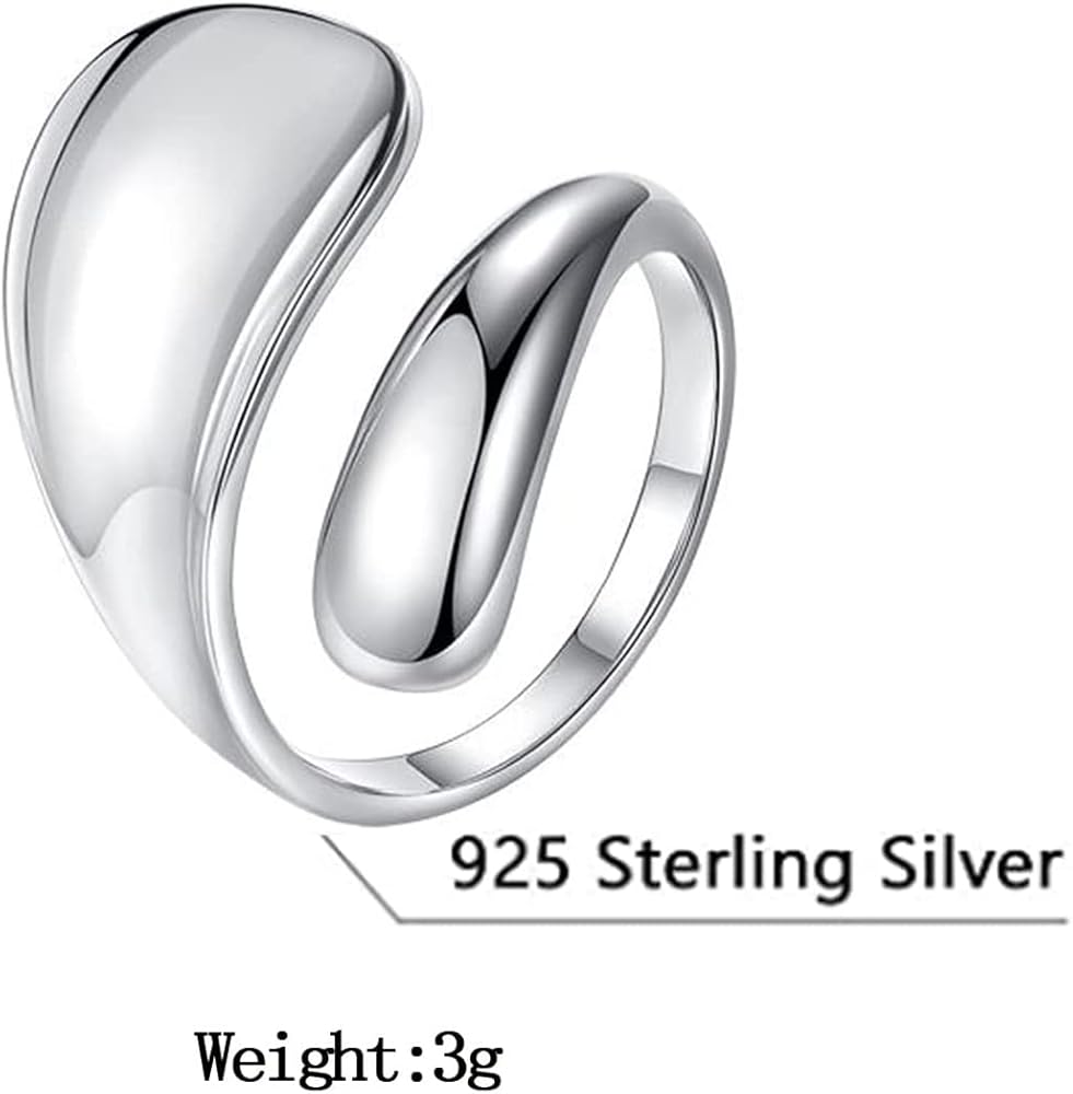 Amazon.com: WPPHXY 925 Sterling Silver Rings Handmade Ring