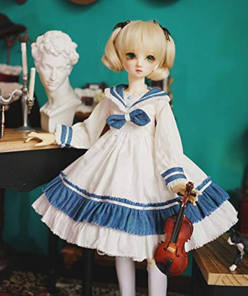 Amazon.co.jp: 1/3 1/4 1/6ドール用Bjd 球体関節人形 セーラー服
