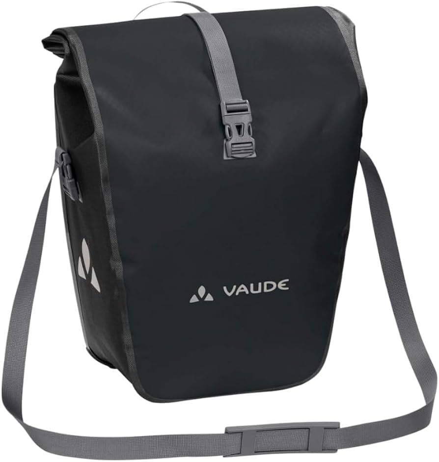 VAUDE Bike Pannier Bag Aqua Back Single 1 x 24 L in Black