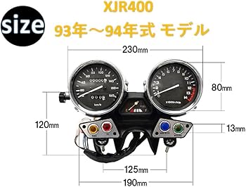 Amazon.co.jp: ヤマハ 用 メーター ユニット XJR400 4HM (93-94