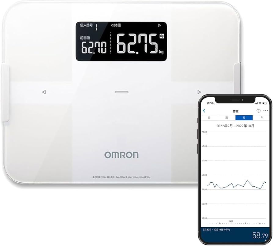 Amazon | オムロン 体重・体組成計 カラダスキャン スマホアプリ/OMRON