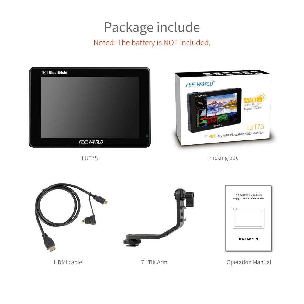 Amazon.com : FEELWORLD LUT7S 7