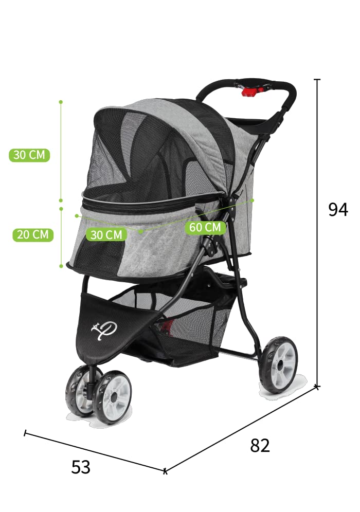 Amazon.co.jp: Petique ペティーク ストローラー Glacier グラシア 犬