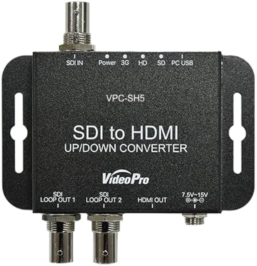 Amazon | MEDIAEDGE メディアエッジ VideoPro SDI to HDMIコンバーター