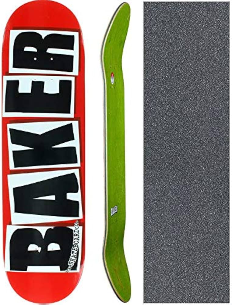 Amazon | ベーカー BAKER スケボー デッキ BRAND LOGO BLACK 8.3875