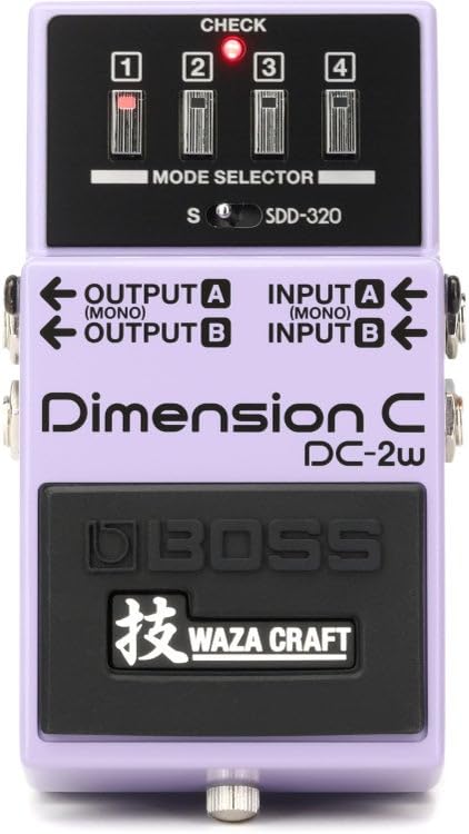 Amazon.com: BOSS DC-2W WAZA Craft Dimension C Guitar Pedal (DC-2W