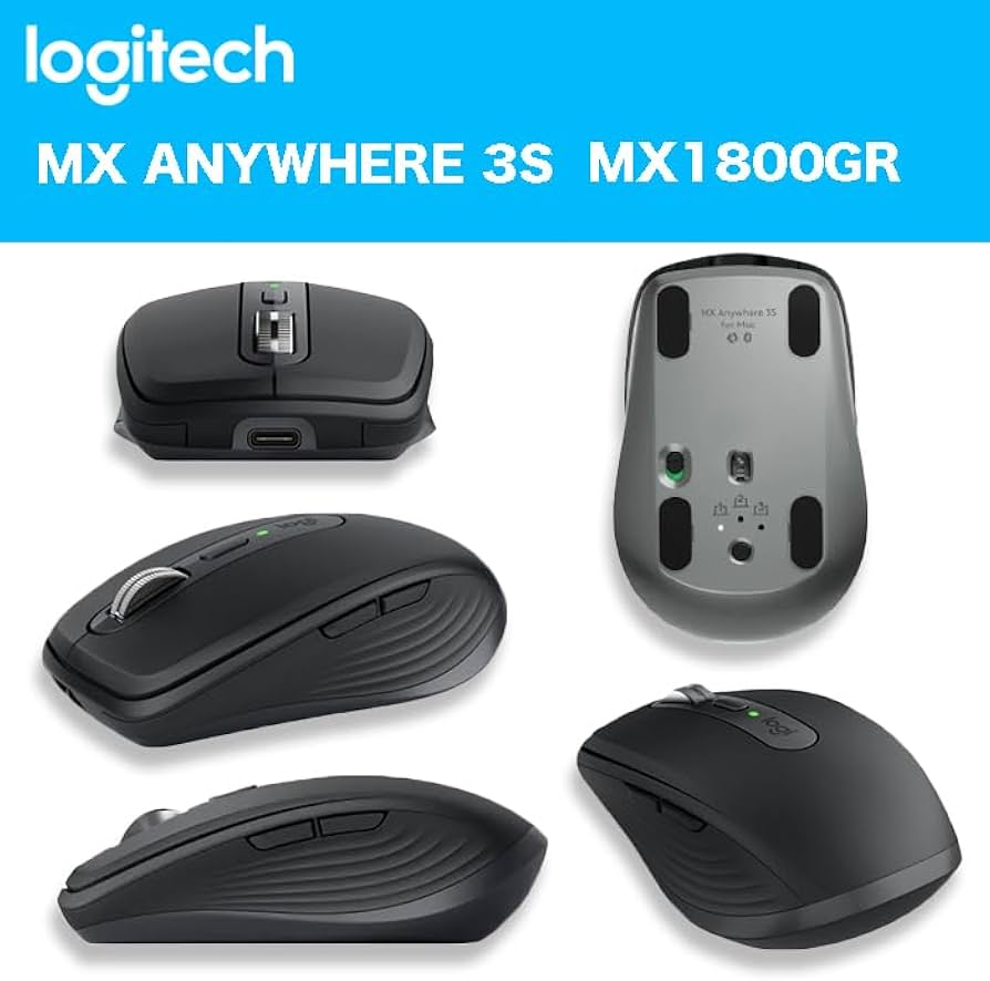 Amazon | ロジテック MX ANYWHERE 3S MX1800GR/PG 静音 マウス