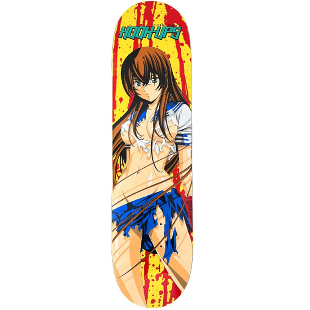 Amazon | Hook-Ups Battle School Girl skateboard deck フック