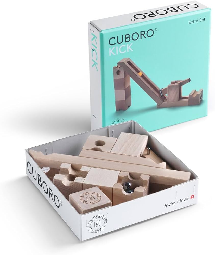Amazon.com: Cuboro Kick Marble Run Extra Set : Toys & Games
