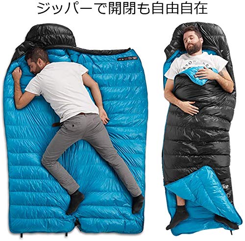 Amazon.co.jp: Naturehike ネイチャーハイク CWZ400 グースダウン 寝袋