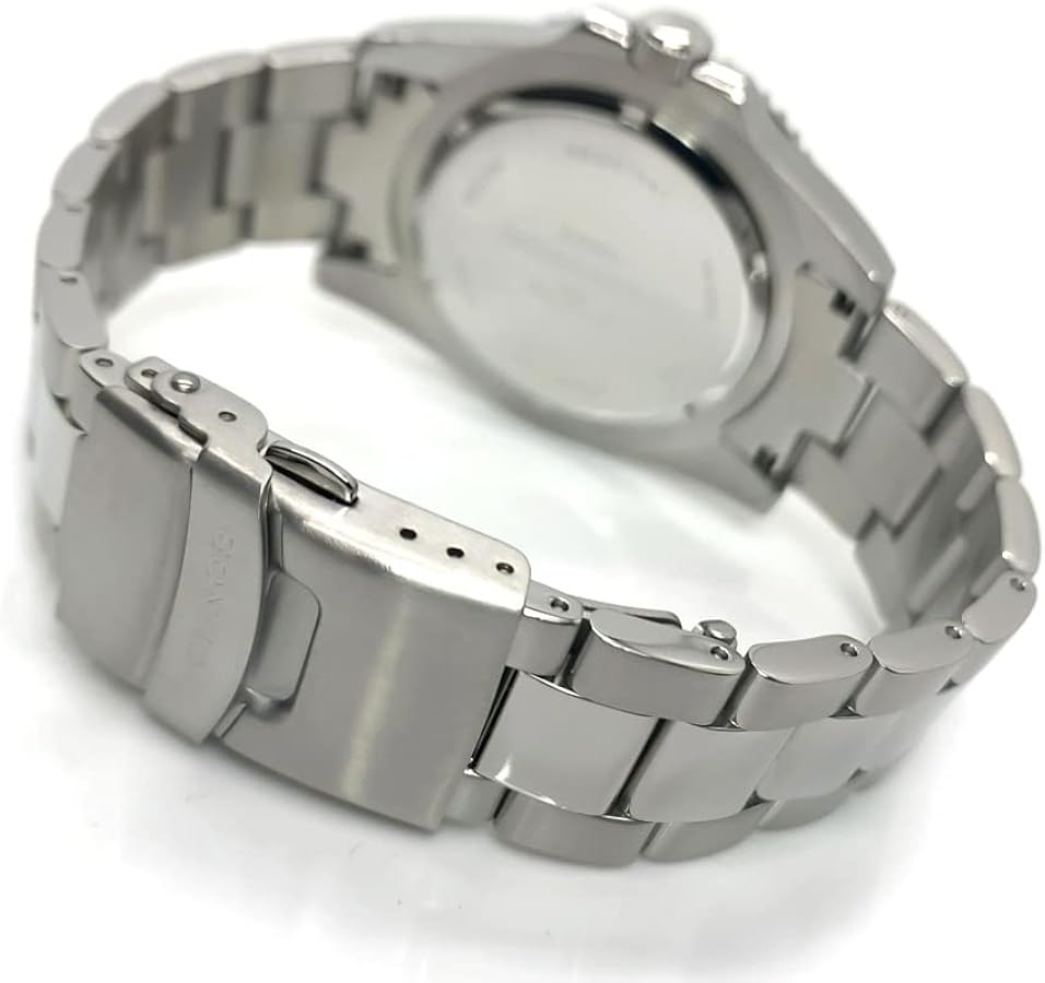 Amazon.co.jp: Technos TSM419SB Men's Quartz Watch, Stainless Steel