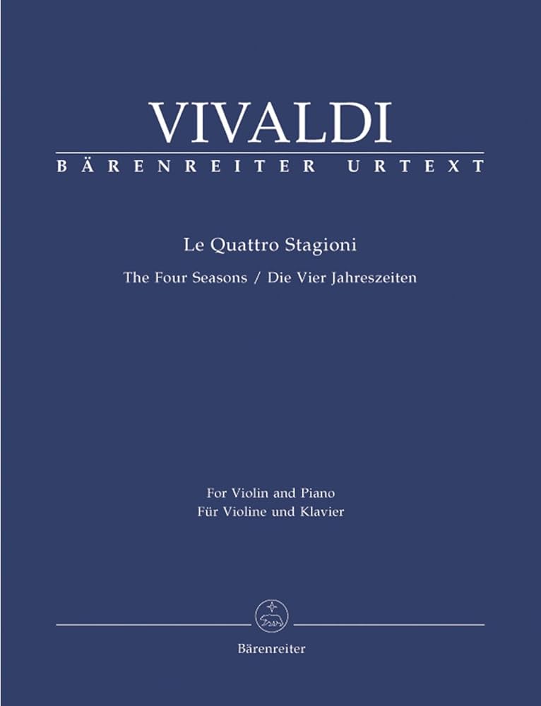 ヴィヴァルディ: バイオリン協奏曲 F.I, N.22-25 Op.8/1-4 「四季