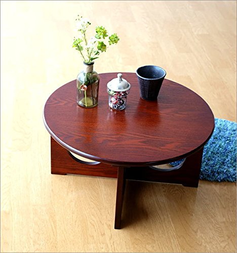 Amazon｜ちゃぶ台 円卓 50cm おしゃれ 和 丸テーブル 和風 インテリア