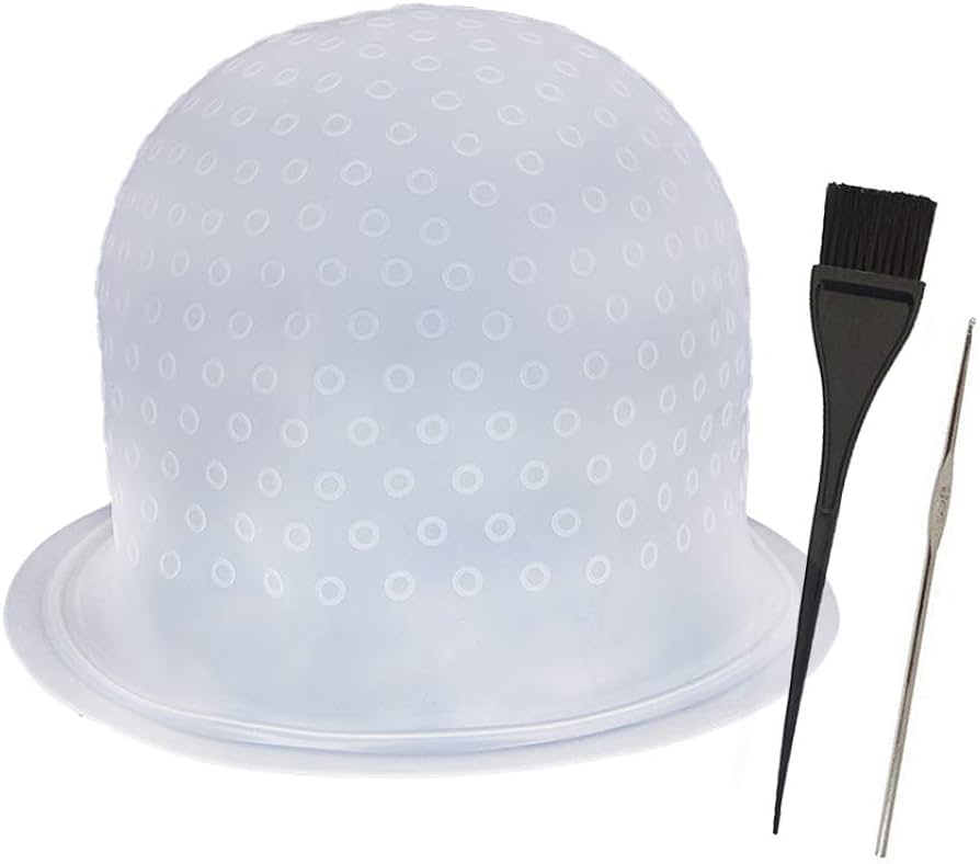 Amazon.co.jp: JOLUCE 毛染めキャップ メッシュ染め 3点セット かぎ針