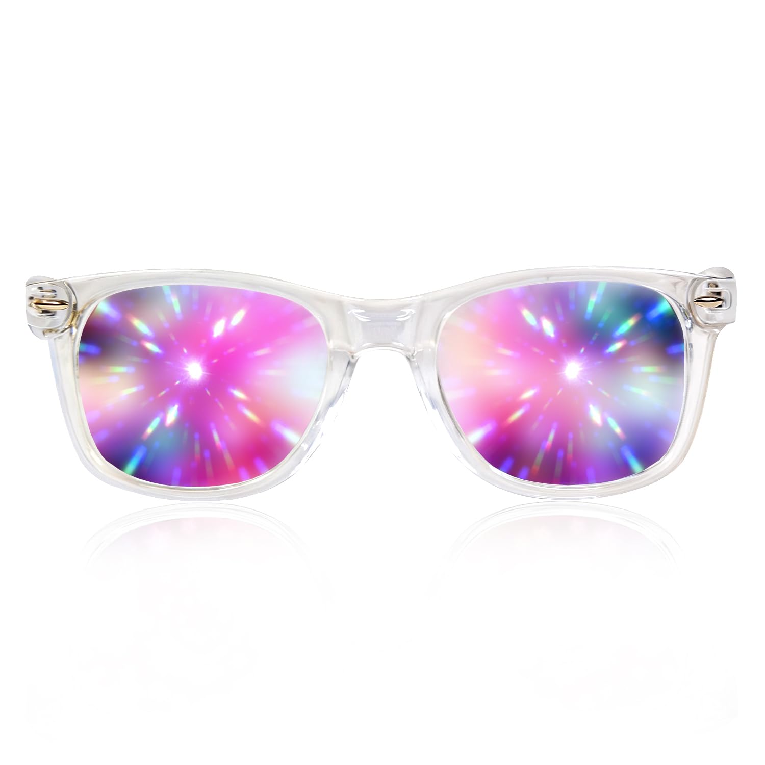 Amazon.com: GloFX Ultimate Diffraction Glasses - Clear - 3D Prism