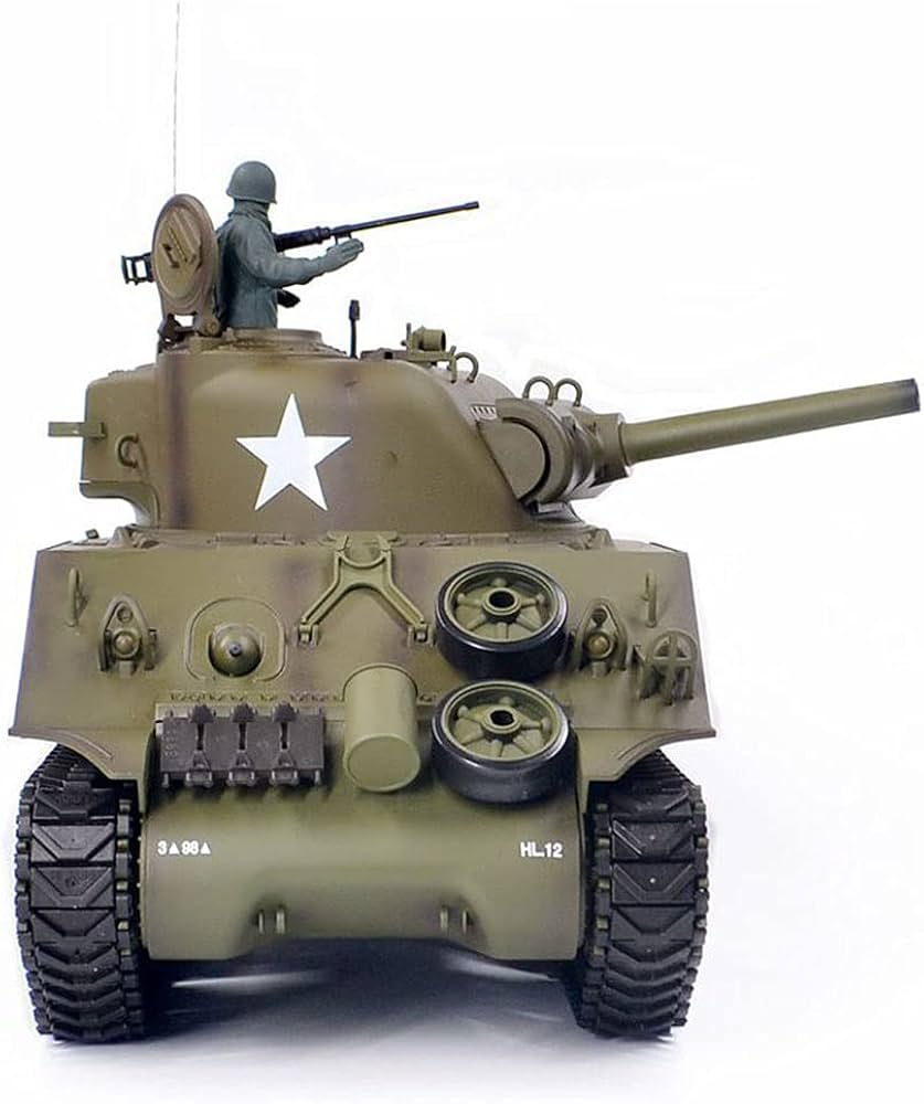 Amazon.co.jp: 最新7.0 ver 戦車 ラジコン米陸軍シャーマンM4A3中戦車